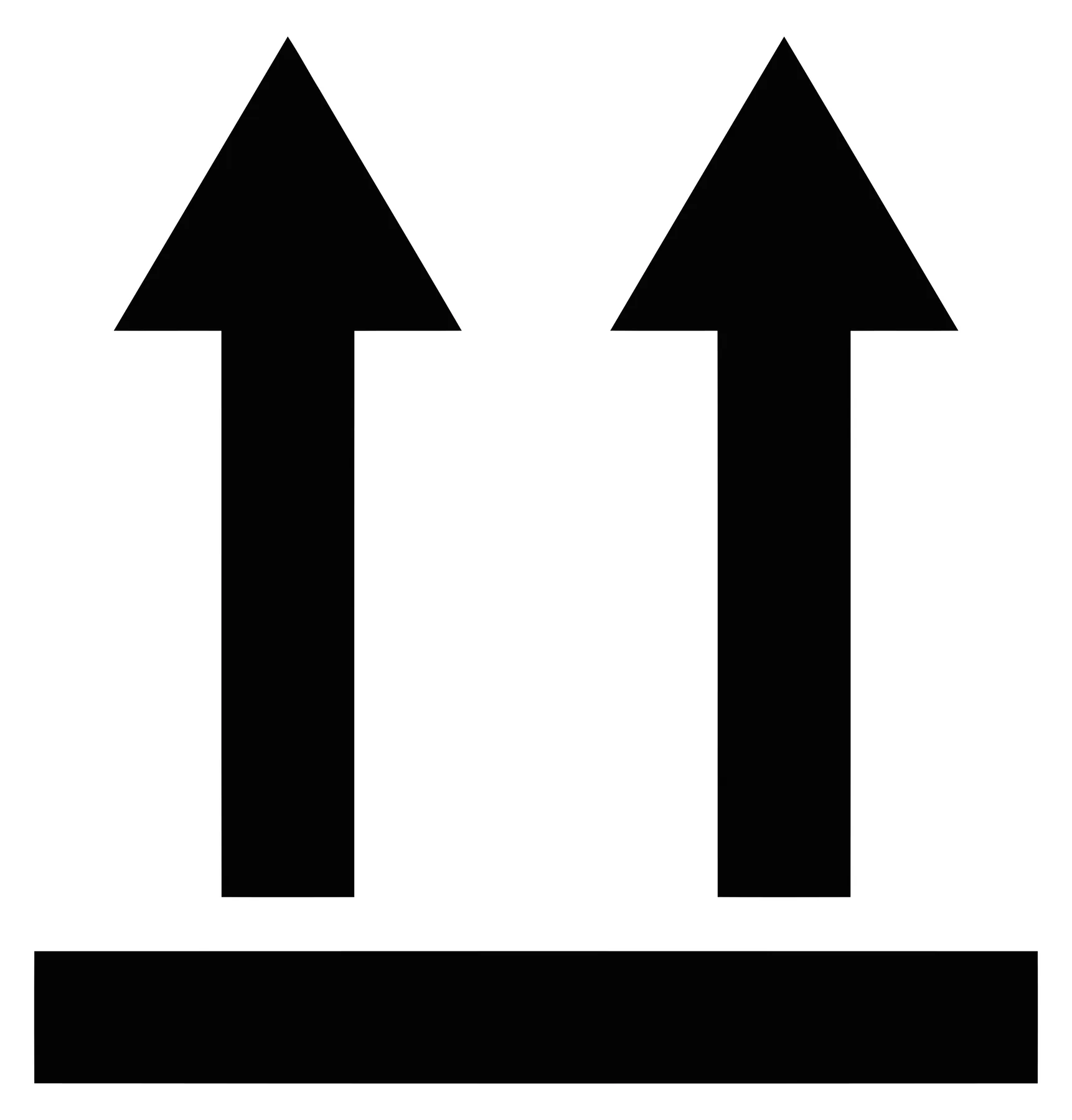 This Side Up Packaging Symbol Icon