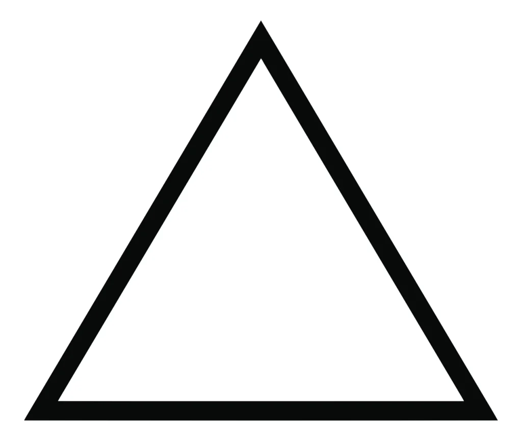triangle shape icon
