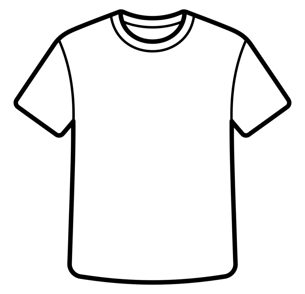 tshirt line art icon