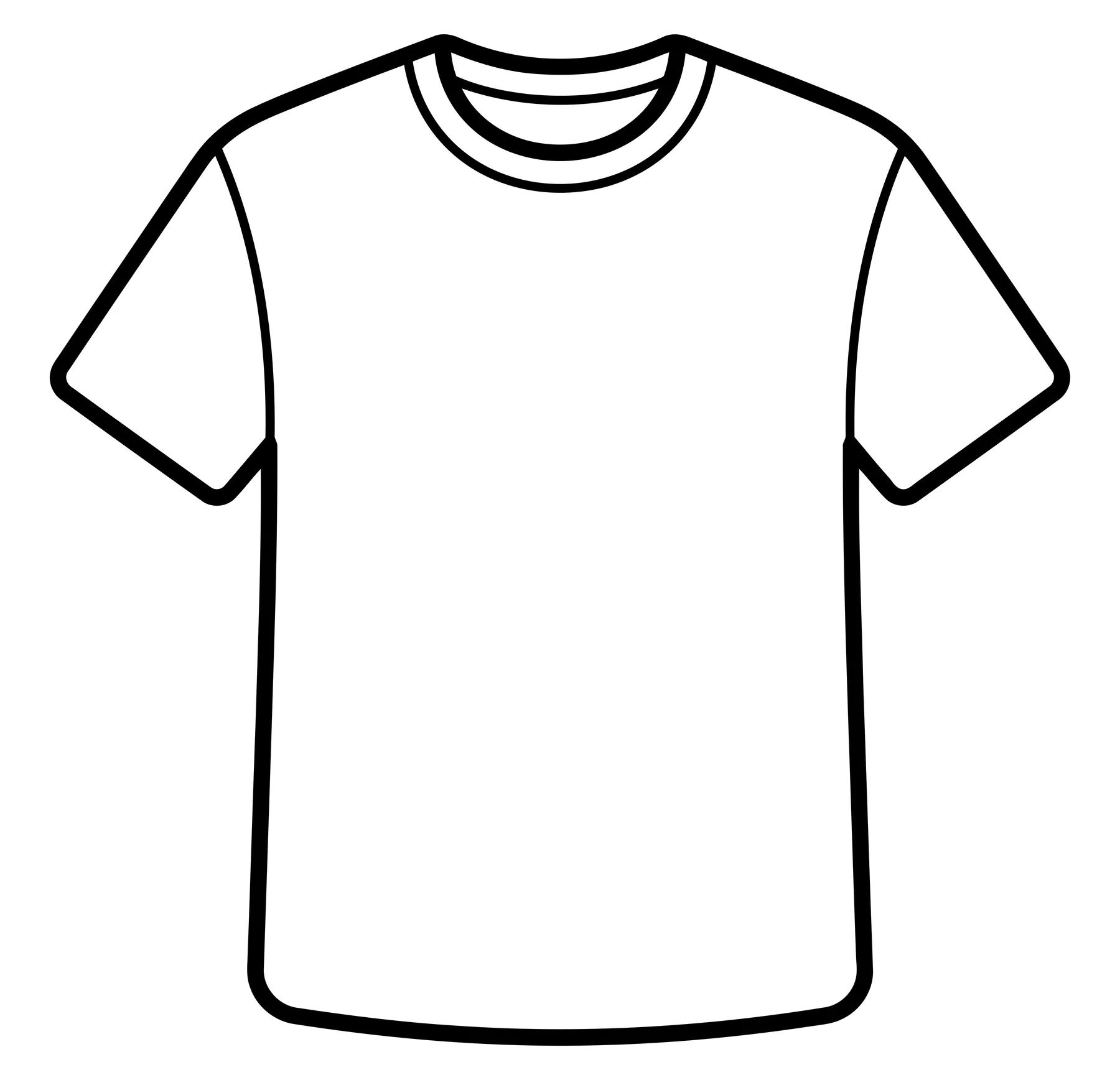 tshirt line art icon