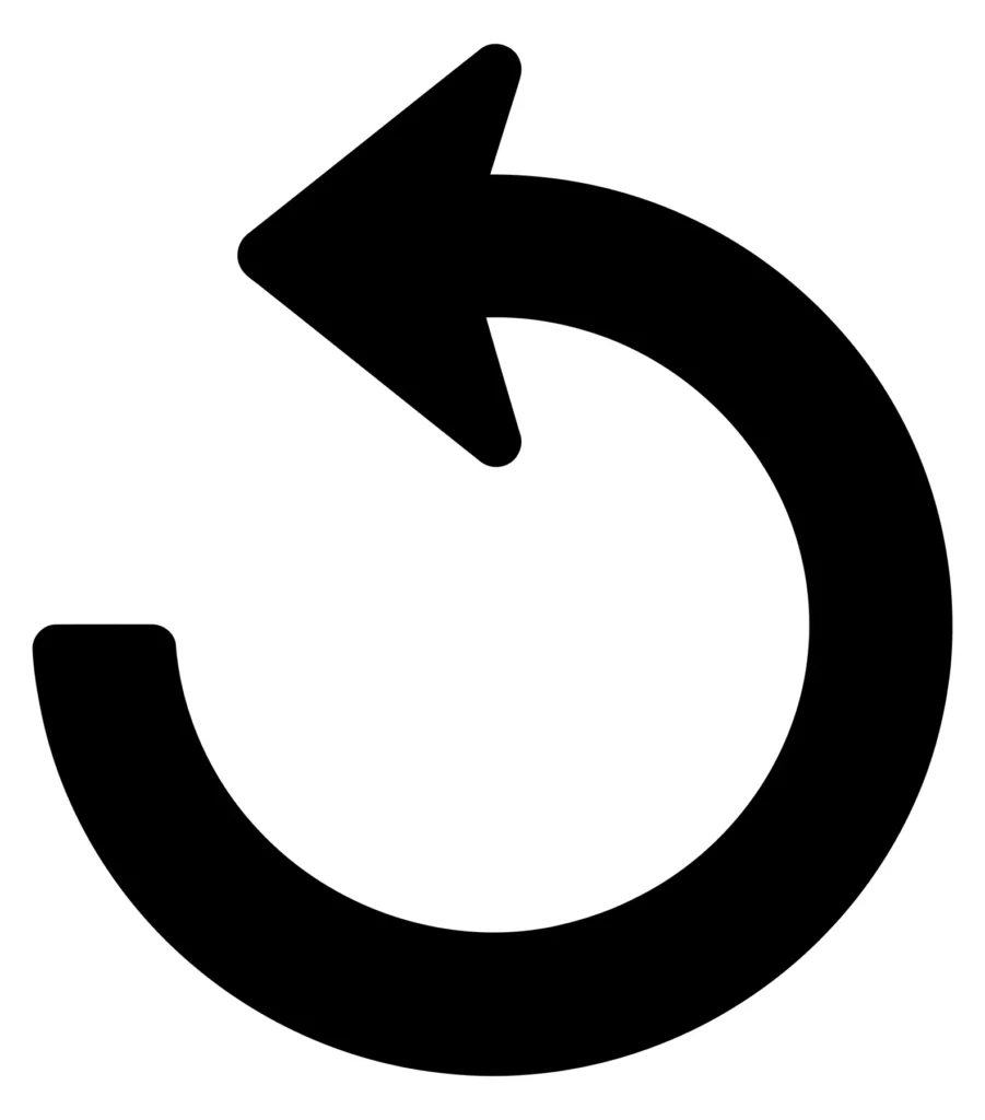 undo or refresh arrow icon
