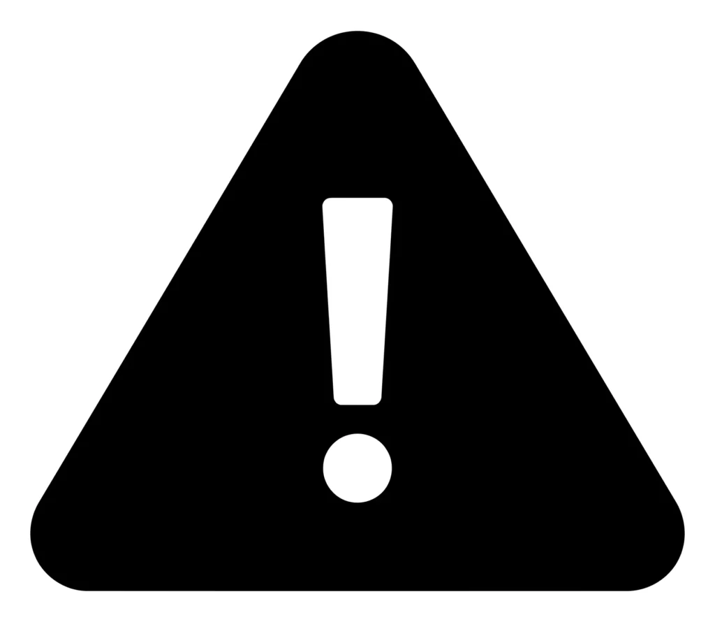 warning sign icon