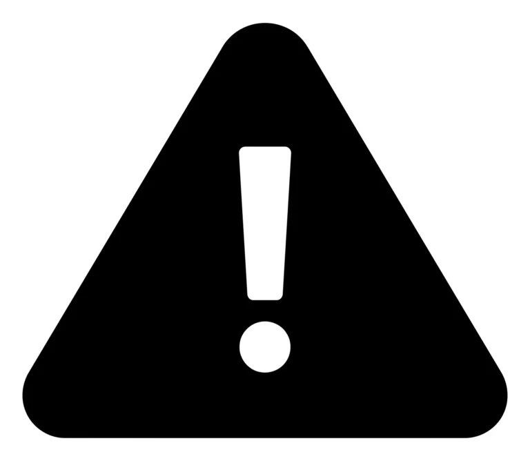 warning sign icon