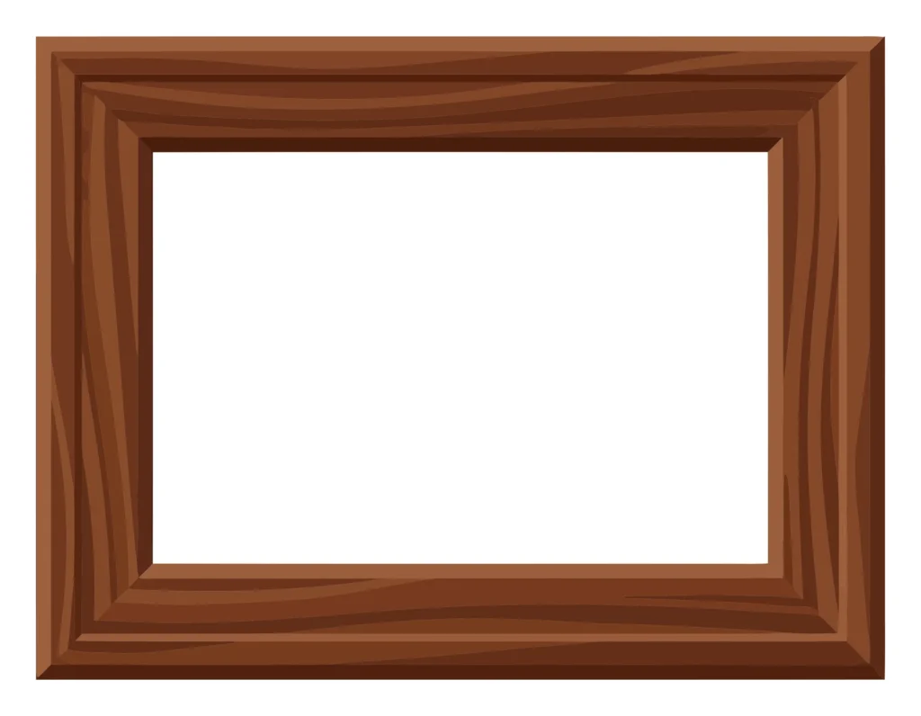 wooden picture frame