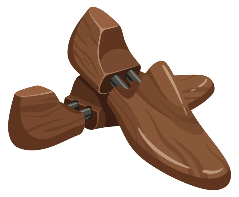 Wooden Shoe Trees for Leather Footwear Maintenance