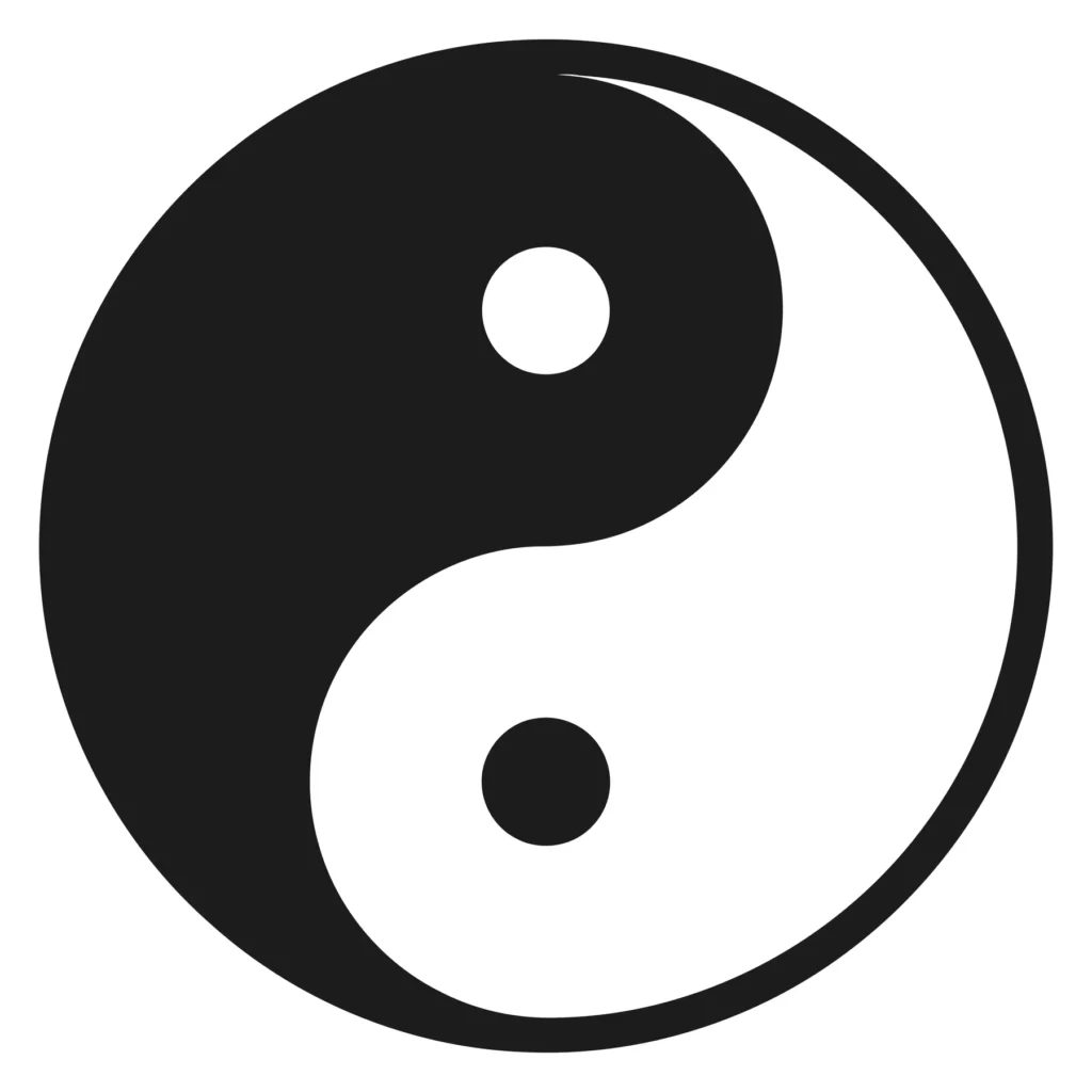 yin yang symbol icon