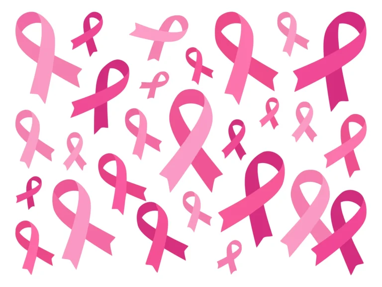 Pink Ribbon Awareness Vector Design