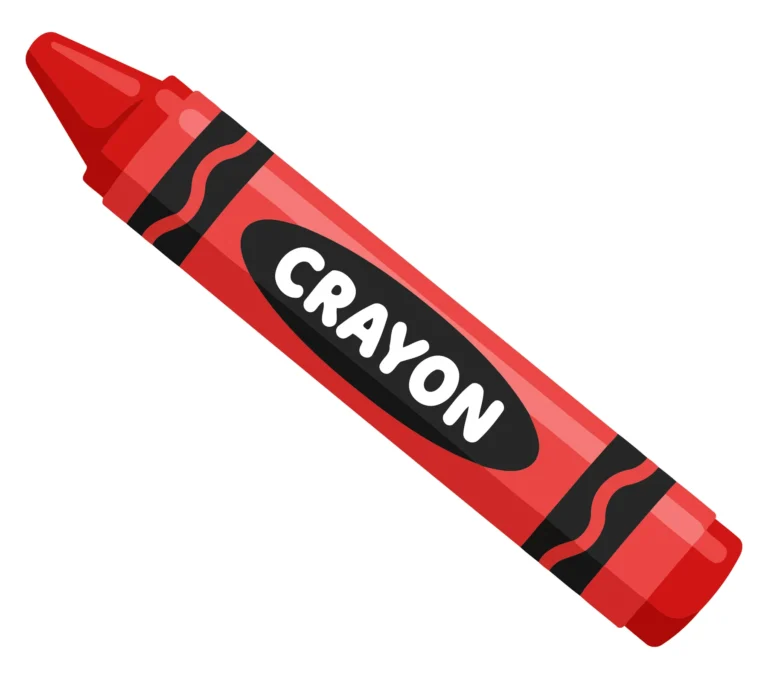 Crayon with Crayola Brand Text
