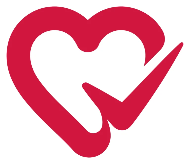 A red heart icon with a checkmark extending from it, representing approval or positivity.