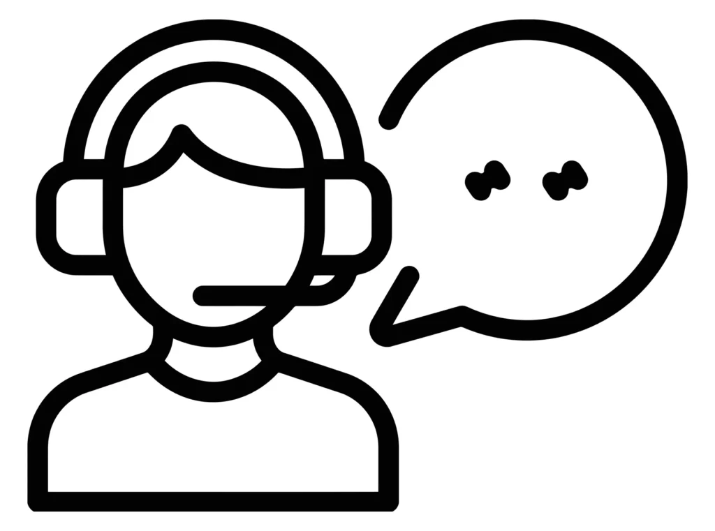 Silhouette Customer Support Headset Icon with Speech Bubble djhrfghdghgdfhfghdgfhdghf (771)