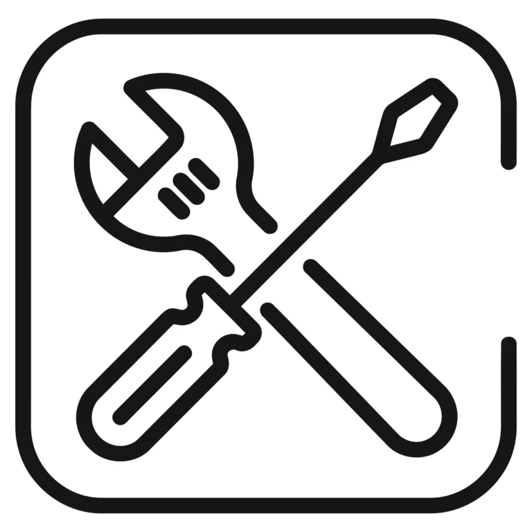 Minimalist Hand Tools Icon Set