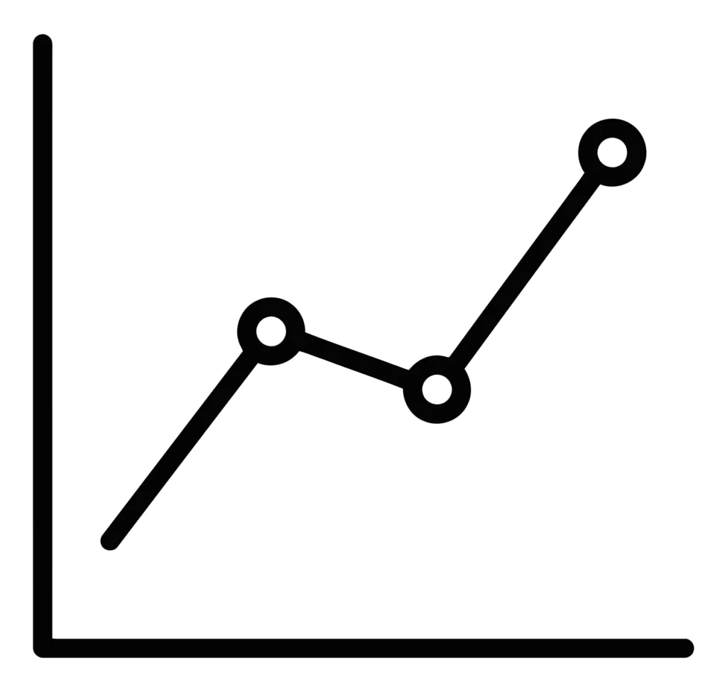 Minimalist upward trending line graph vector illustration djhrfghdghgdfhfghdgfhdghf (781)