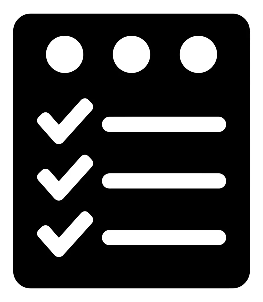 Minimalist Checklist Icon with Checkmarks djhrfghdghgdfhfghdgfhdghf (912)