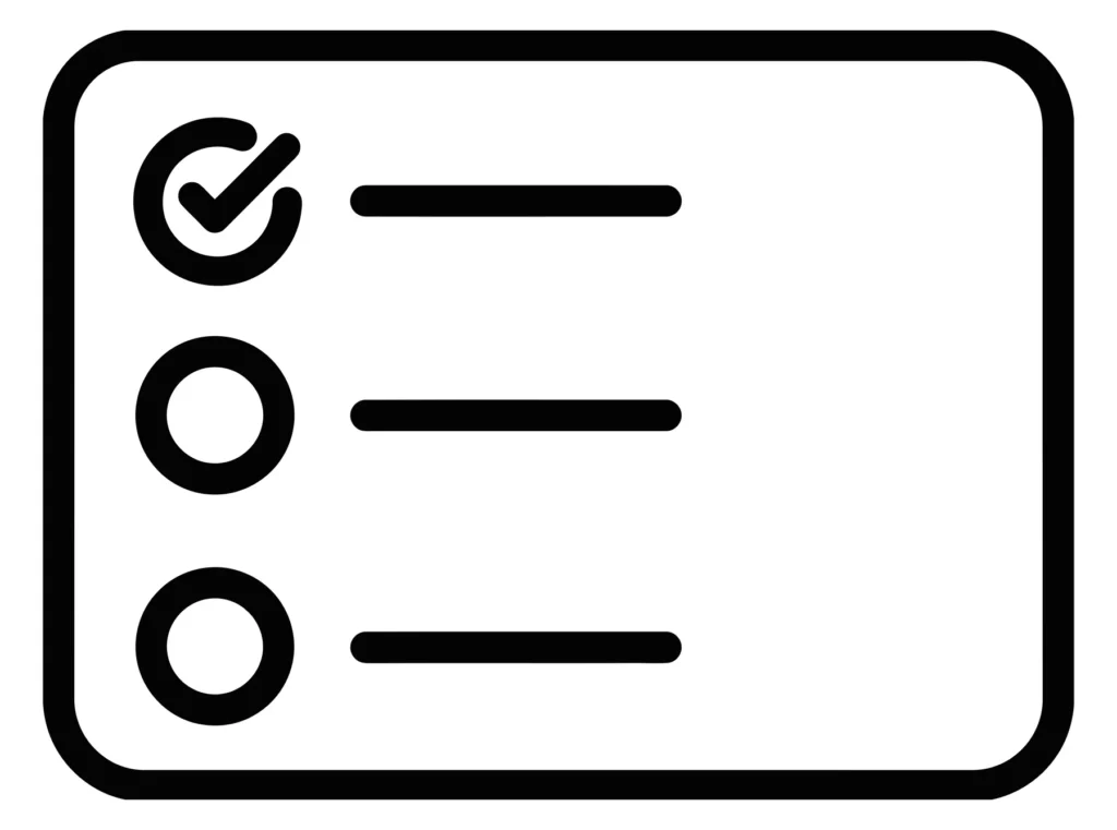 Minimalist Checklist Icon with Checkmarks djhrfghdghgdfhfghdgfhdghf (916)