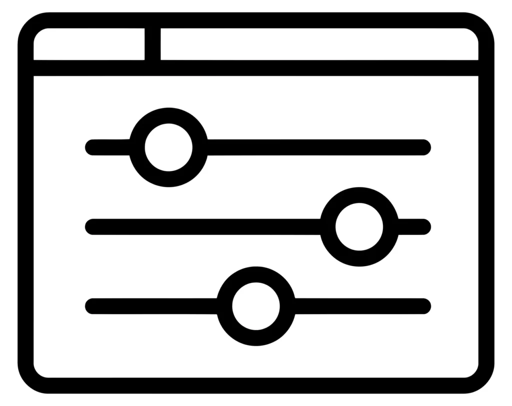 Minimalist Vector Slider Controls Icon djhrfghdghgdfhfghdgfhdghf (928)