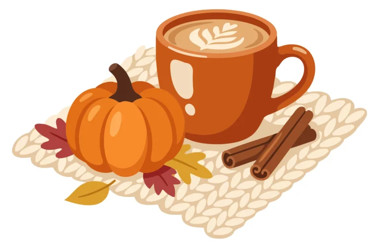 Autumn Spiced Coffee with Pumpkin and Cinnamon